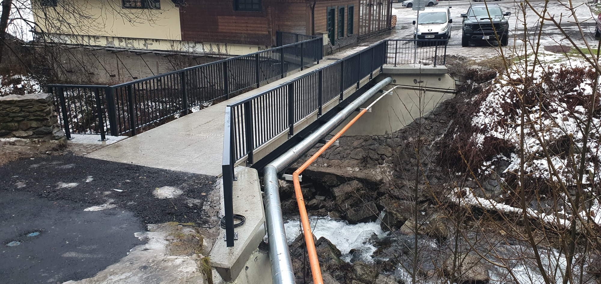 Obec Pec pod Sněžkou - Rekonstrukce mostu